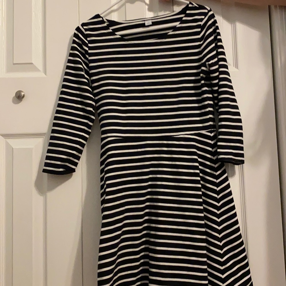 Black and white dress